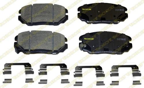 Monroe cx1125 brake pad or shoe, front-monroe ceramics brake pad