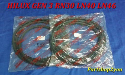 Gen 3 toyota hilux rn30 ln40 46 truck pickup door weatherstripseal rubber l&amp;r