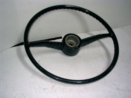 1955 pontiac chieftain black steering wheel nos?  l@@k!