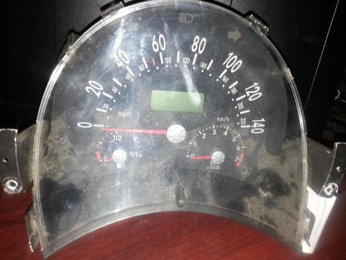 Volkswagen beetle speedometer (cluster), mph, 2.0l, mt 98