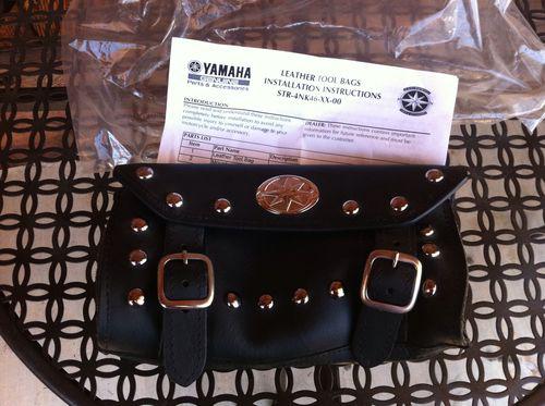 Yamaha v star leather tool bags-studded str-4nk46-13-00