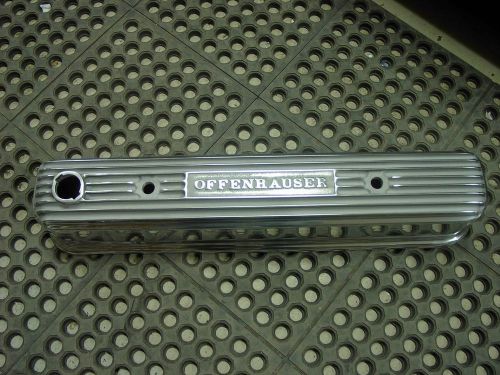 Nos offy offenhauser 1952-63 ford 215 223 6 cyl hot rod finned valve cover