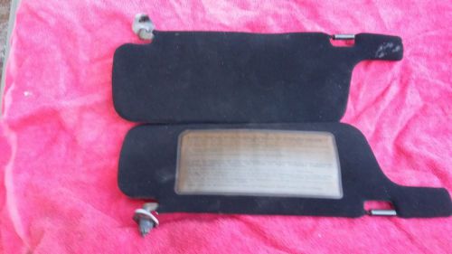 1985-1988 datsun 200sx  sun visor black genuine