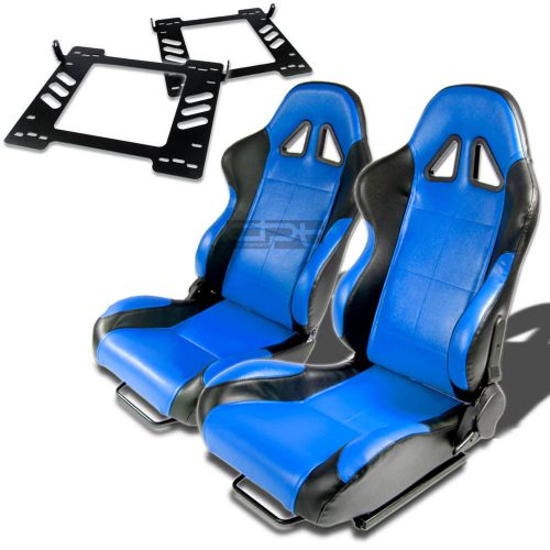 Type-5 racing seat black blue woven+silder+for 07-14 wrangler 4-dr bracket x2