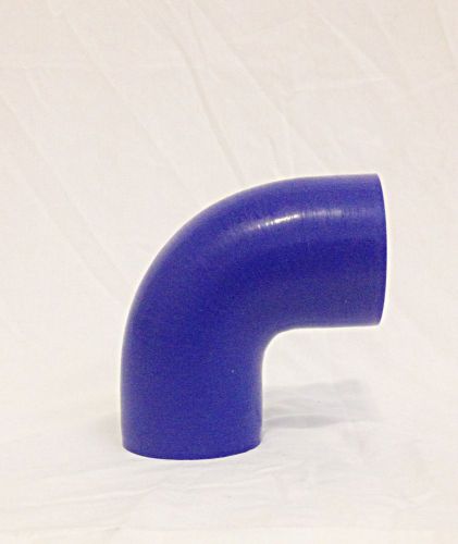 2&#034; 90° blue silicone elbow