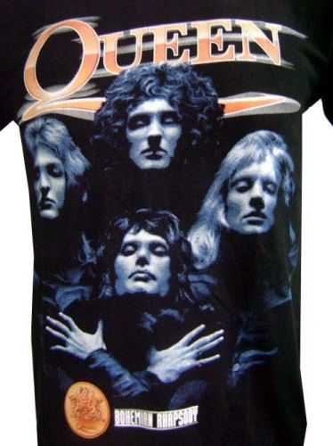 New vintage rock band music queen heavy metal tattoo black t-shirt mens sz xl