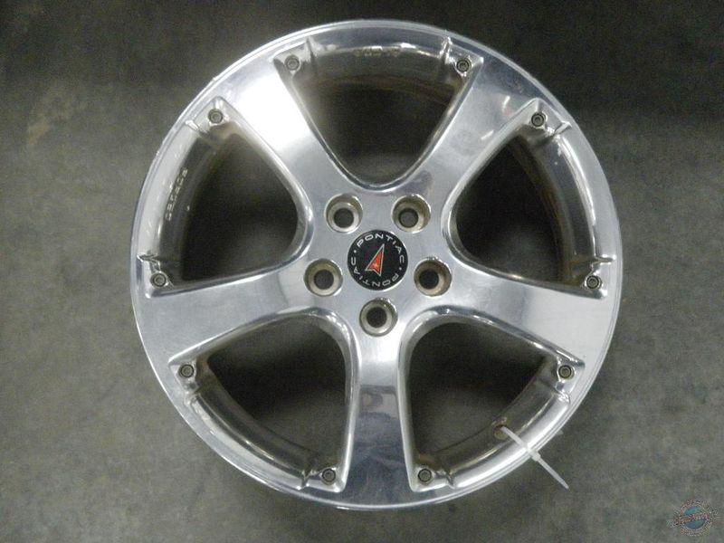 (1) wheel grand prix 873477 05 06 07 chrome 75 percent oxy face gouge