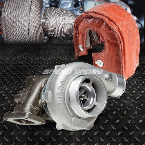 T04e t3/t4 .63ar 55 trim antisurge turbocharger turbo 500hp+red heat blanket