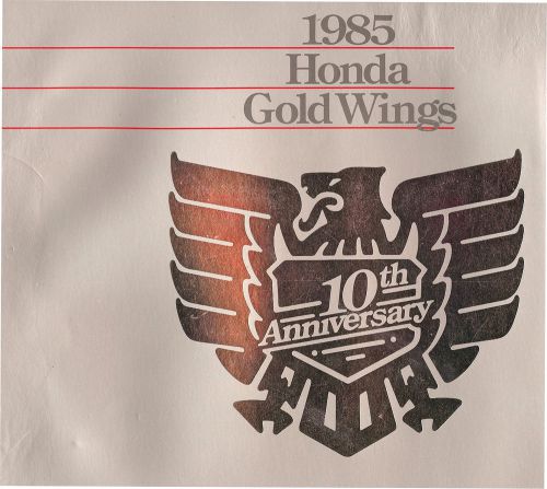 1985 honda goldwing motorcycle brochure -limited-aspencade-interstate-gold wing