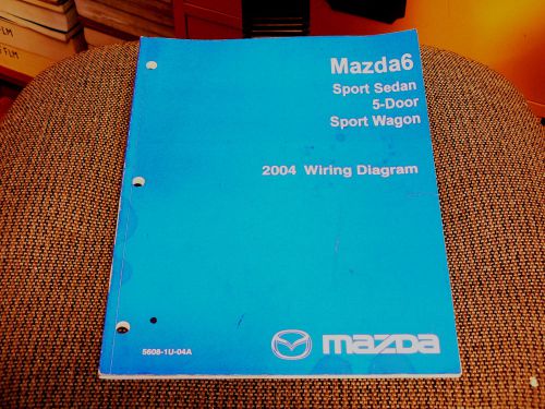 2004 mazda6 wiring diagram manual/ mazda 6 sport wiring manual/ original