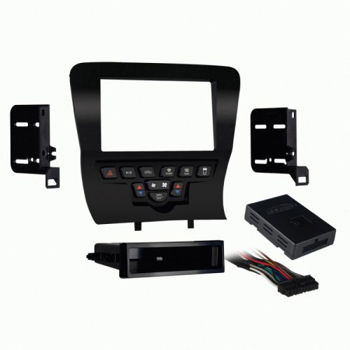 Metra 99-6514b facia double din installation kit for dodge charger from 2011