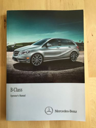 New mercedes benz english owner&#039;s manual b class b250  2013-14