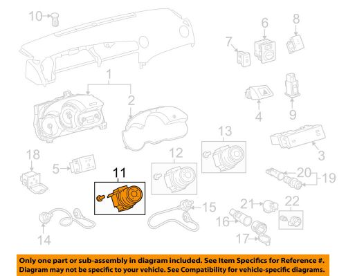 Toyota oem 09-10 corolla-dash control unit 5590302130