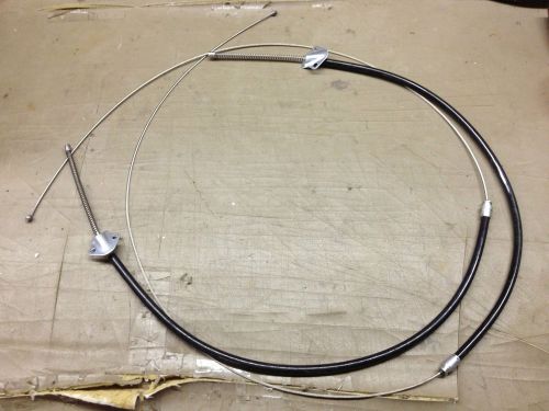 1957 cadillac emergency brake cables - pair new exact reproductions ds ps lh rh