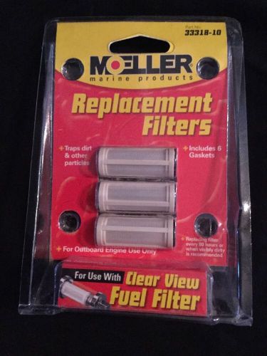 Moeller 33318-10  clear view fuel replacement filter 3pk free shipping