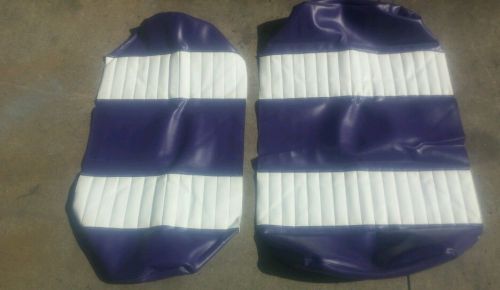 Golf cart rear seat cover club car yamaha ezgo purple white