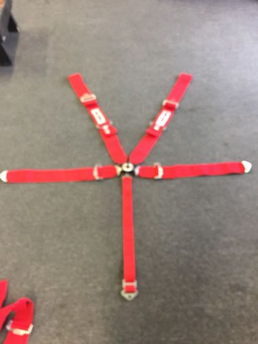 Simpson safety red camlock 5 point safety harness 29110r