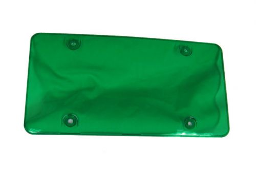 License plate frame green cover, 2pcs fit canada &amp; usa license plate 866