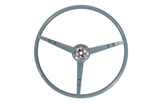 1967 ford mustang steering wheel standard light blue