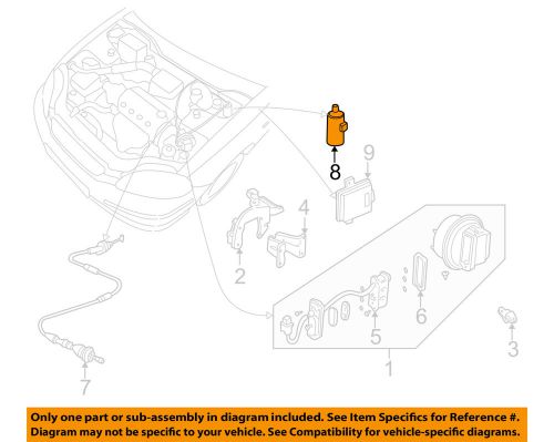 Honda oem 96-00 civic 1.6l-l4 cruise control system-vacuum reservoir 36625p2fa01