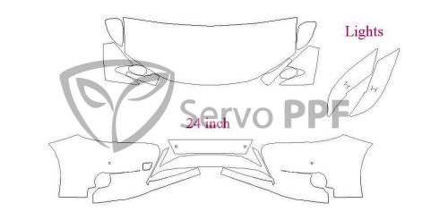 13-15 lexus es 350 / 300h 3m scotchgard pro series clear bra kit