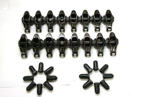 Chevy 396-454 bbc magnm black alloy steel rocker arm 7/16&#034; stud, ratio 1.7