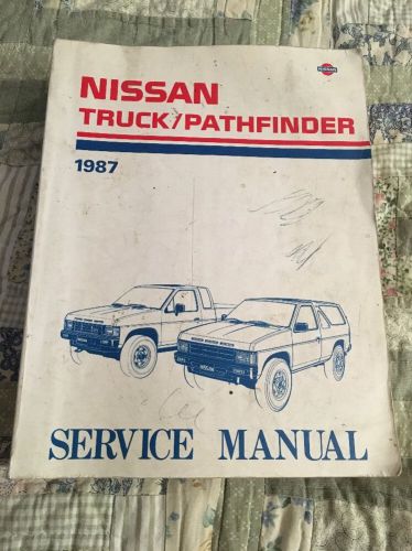 Nissan truck pathfinder 1987 service manual