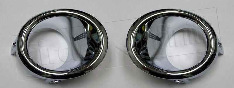 New oem infiniti 2011+ qx56 left right chrome fog light lamp bezel