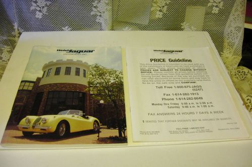 Welsh jaguar enterprises inc usa market parts catalogue mk2 xke xk xj xjs mk7