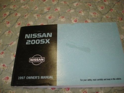 1997 nissan 200 sx owners manual