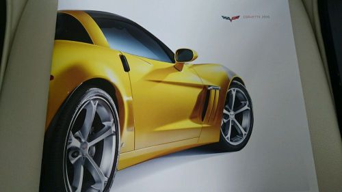 Corvette 2010 - book brochure - chevrolet: z16 grand sport + ls3 z51 convertible