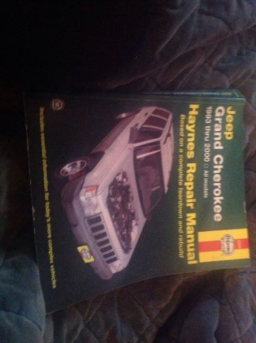 Haynes repair manual jeep grand cherokee 1993-2000