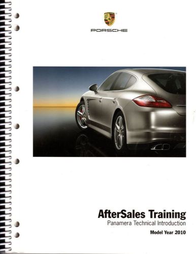 2010 porsche panamera 4s/s turbo service information manual technical intro 225p