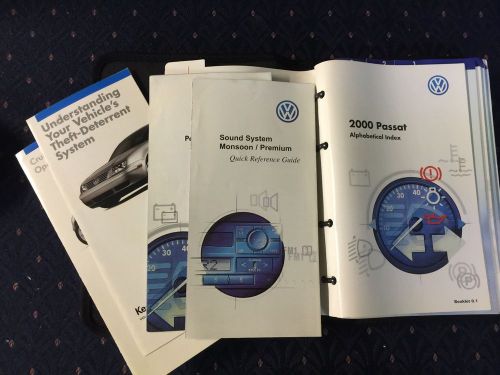 2000 volkswagen passat owners manual