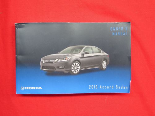 2013 honda accord sedan owners manual guide book