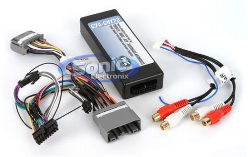 New! pac c2a-chy23 chrysler/dodge aftermarket amp integration interface module