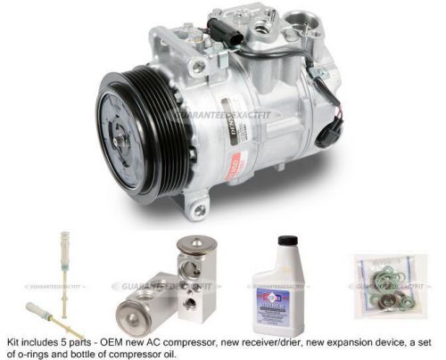 New air conditioning compressor kit - genuine oem ac compressor &amp; clutch + more