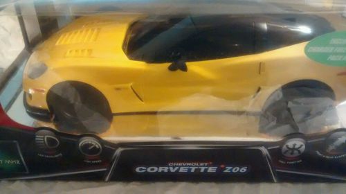 New x-street  radio control  large 1:10 scale  super car  yellow corvette