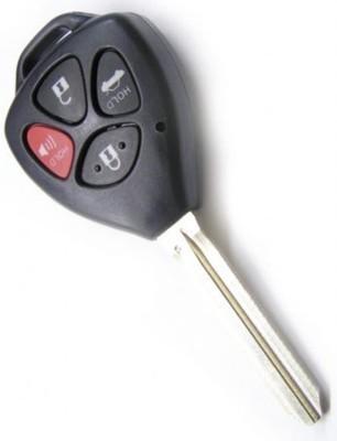 Uncut 2009 2010 2011 toyota venza replacement keyless entry fob key shell t4