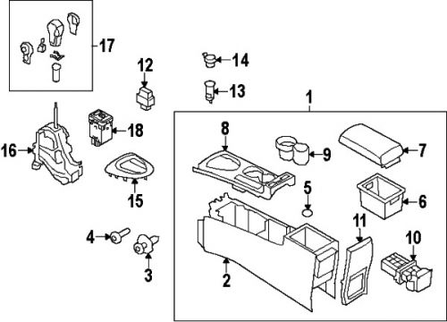 Nissan 96941jm02a genuine oem shift indicator