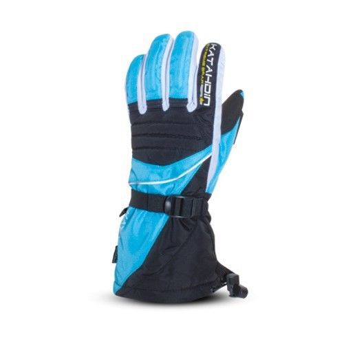 Katahdin frostfire light blue insulated cold weather sports atv snowmobile glove