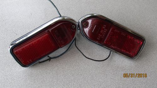 Lucas rear side marker lights mg mgb mgc jaguar triumph midget sprite v8