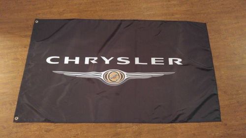 Chrysler flag banner 3x5 300 sebring srt8 aspen crossfire garage mancave 150x90c