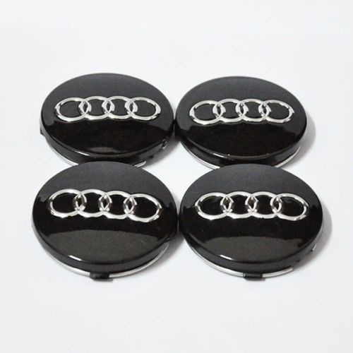 4pcs 60mm black wheel center hub cap rim caps for audi a3 a4 a6 a8 tt 4b0601170