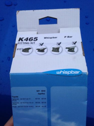 Whispbar k465 fitting kit for whispbar roof racks - toyota highlander &#039;01-&#039;07