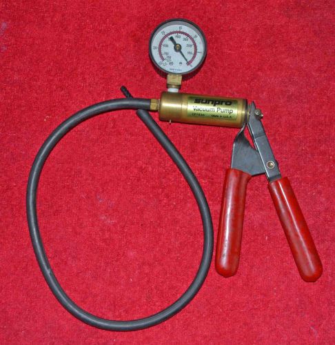 Sell Sunpro Cp7830 Vacuum Check Pump Tester Made In Usa In Tamworth New Hampshire United States