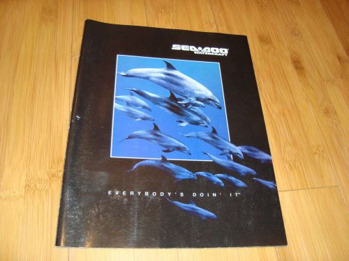 1997 sea doo model catalog gts gtx gti gsx xp 29700004097 gs gsi