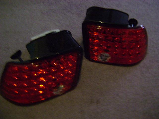 Mustang red led tail lights 1999-2004 gt or v6 new