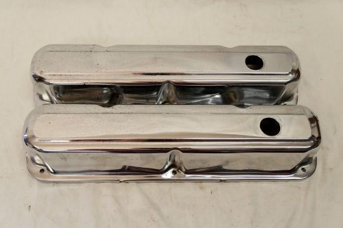 Mopar v8 318 340 360 chrome valve covers (a10659)