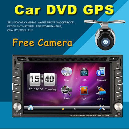Car radio double 2 din car dvd player gps navigation in dash stereo video map